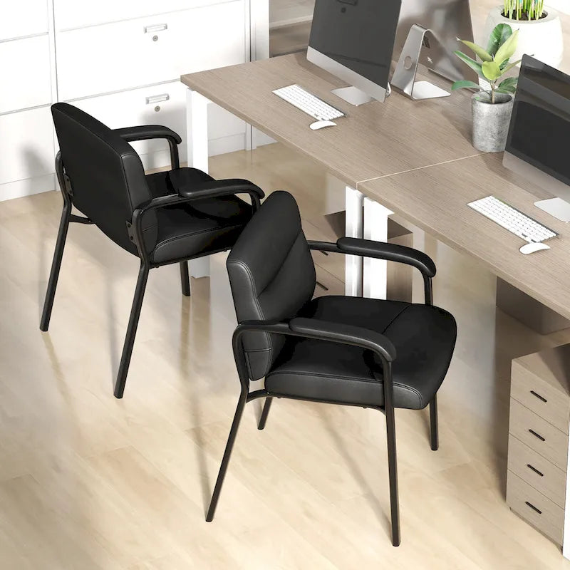 Set of 10 Waiting Room Chairs with Padded Armrests