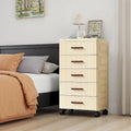 4 or 5 Drawer Plastic Storage Cabinet with Wheels