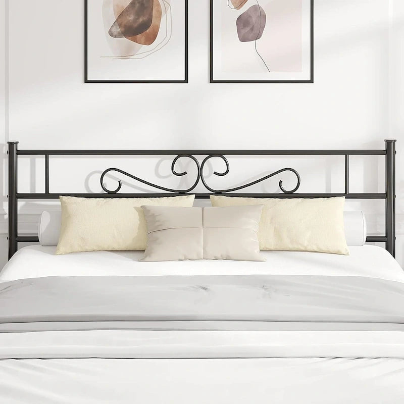 Metal Platform Bed Frame with Headboard & Footboard - Twin, Full, Queen