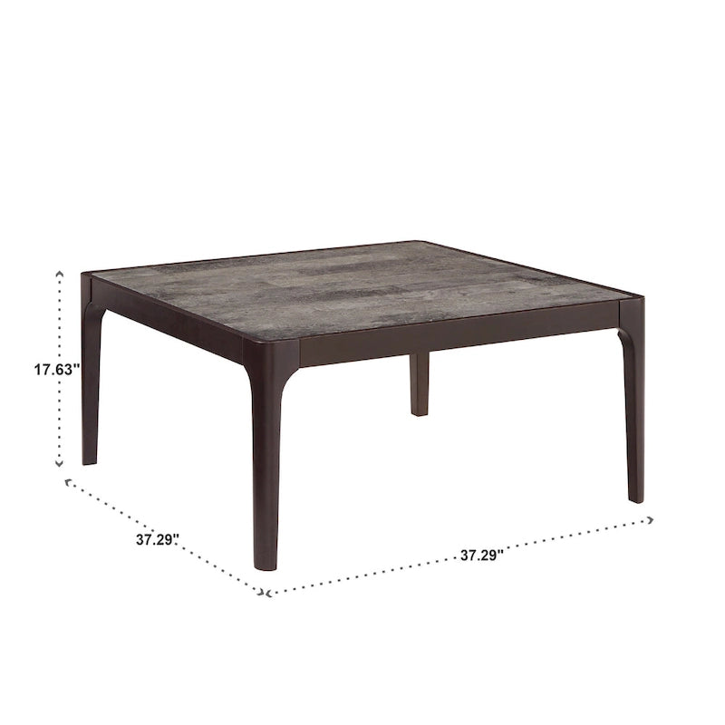 Faux Marble Top Coffee Table or Coffee and End Table Set