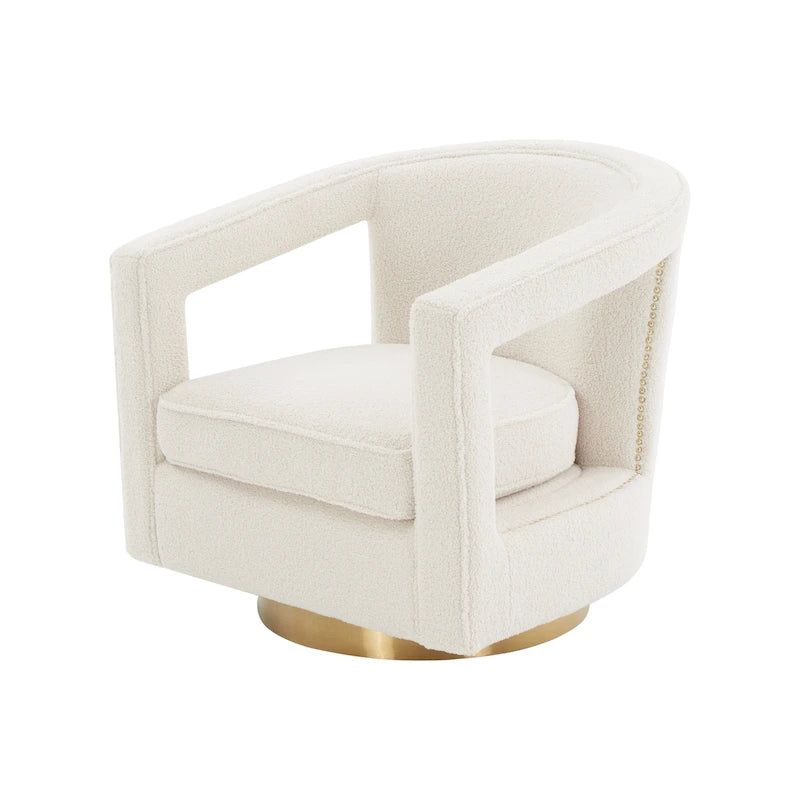Modern Velvet Swivel Accent Chair