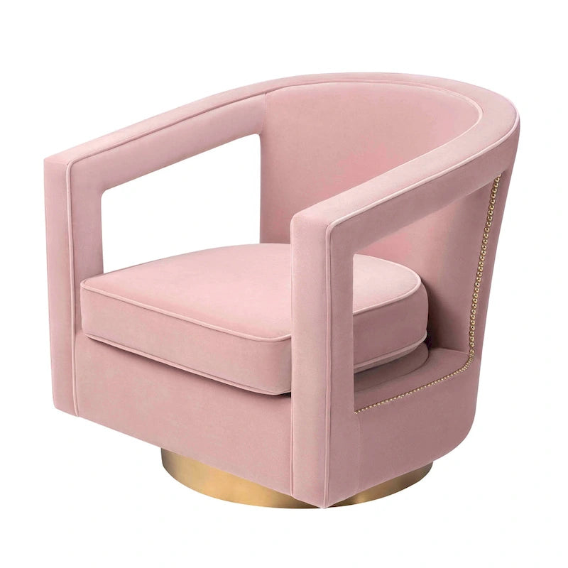 Modern Velvet Swivel Accent Chair