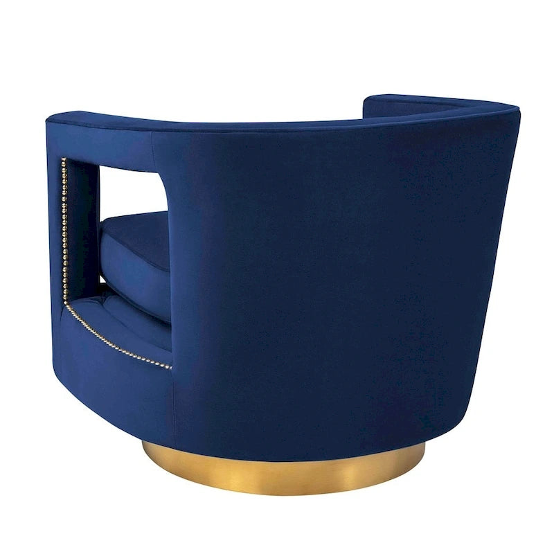 Modern Velvet Swivel Accent Chair