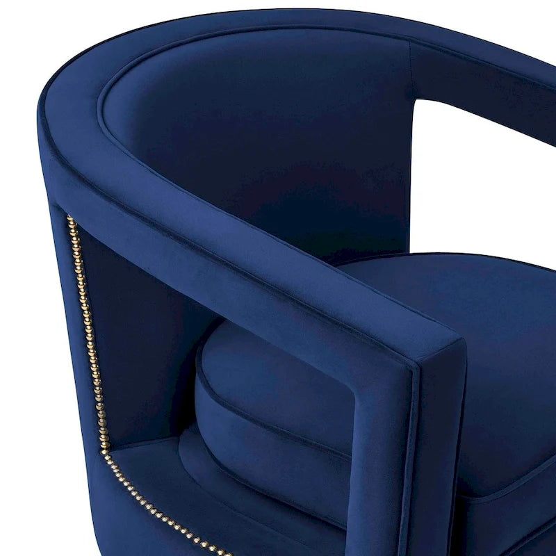 Modern Velvet Swivel Accent Chair
