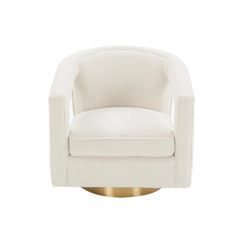 Modern Velvet Swivel Accent Chair