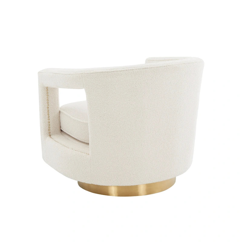 Modern Velvet Swivel Accent Chair