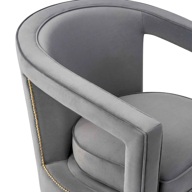 Modern Velvet Swivel Accent Chair