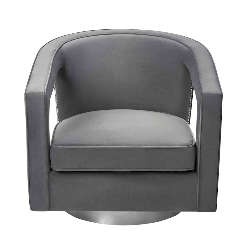 Modern Velvet Swivel Accent Chair