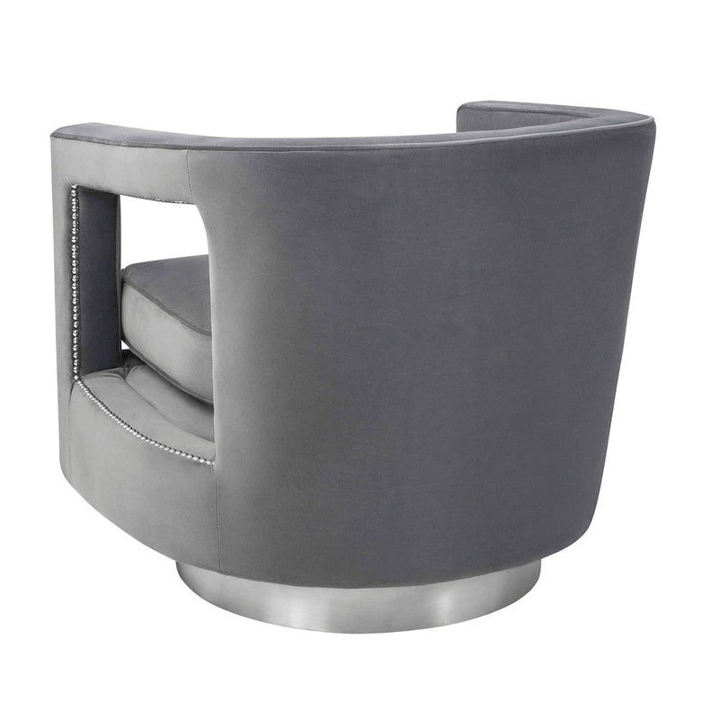 Modern Velvet Swivel Accent Chair