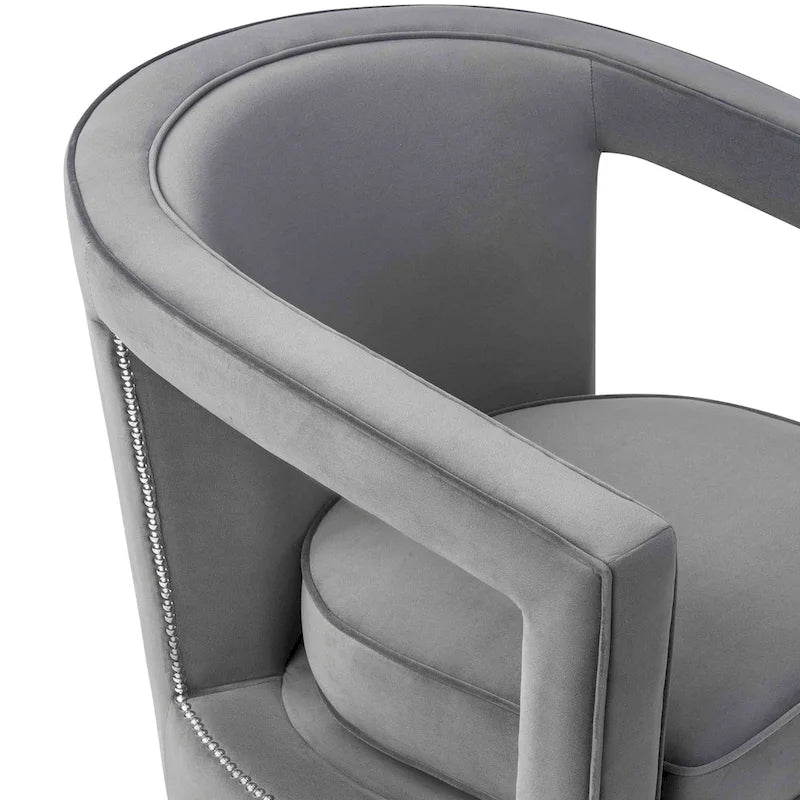 Modern Velvet Swivel Accent Chair