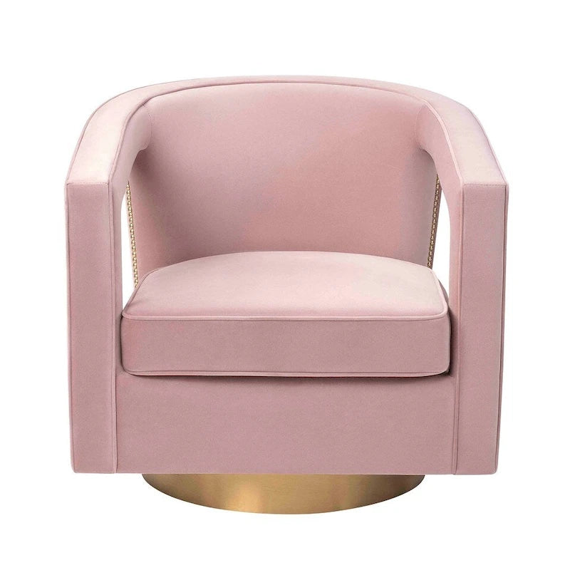 Modern Velvet Swivel Accent Chair