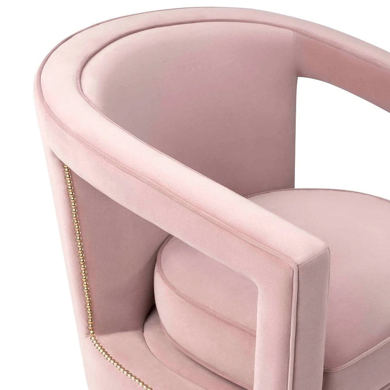 Modern Velvet Swivel Accent Chair