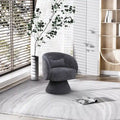 Modern 360-Degree Swivel Barrel Accent Chair