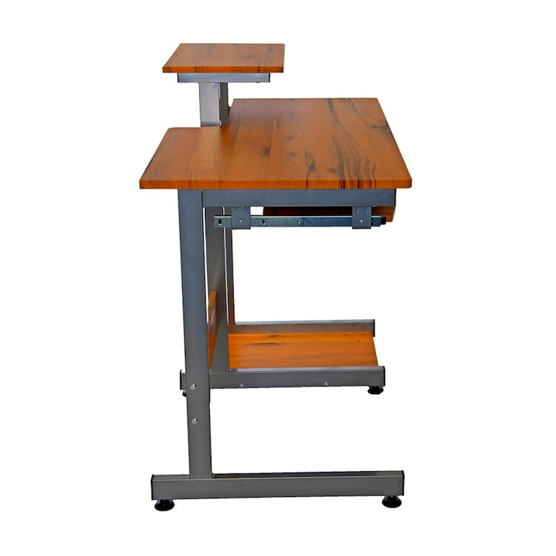 Computer Desk with Drawer and Pull-Out Keyboard Tray