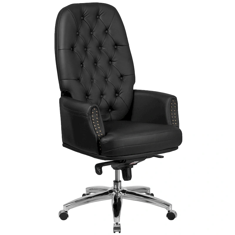 High Back Tufted Executive Swivel Office Chair