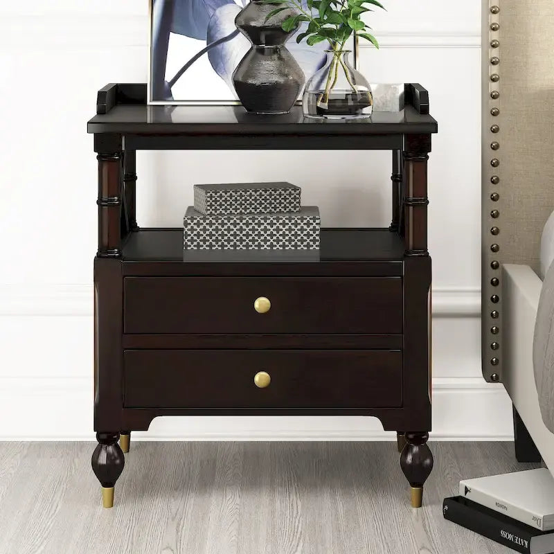 3-Piece Bedroom Set with Curved Linen Upholstered King Bed and Two Nightstands