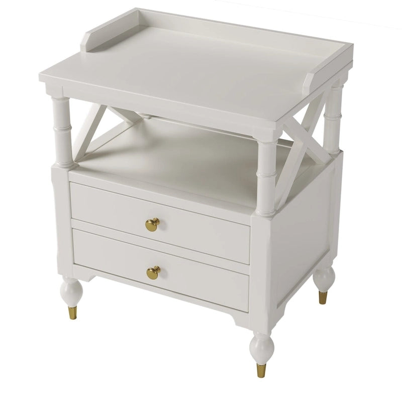 3-Piece Bedroom Set with Curved Linen Upholstered King Bed and Two Nightstands