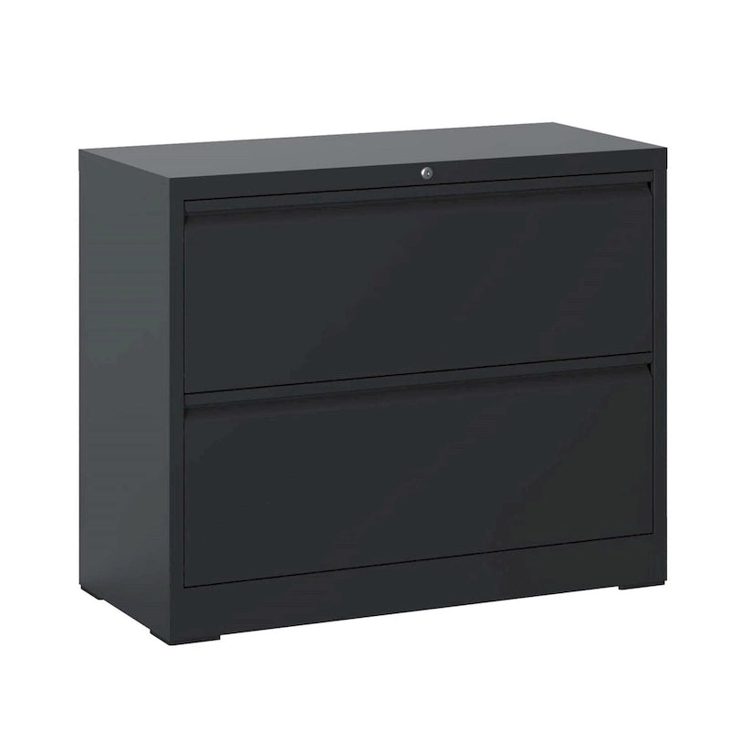 2-Drawer Steel Lateral File Cabinet with Lock
